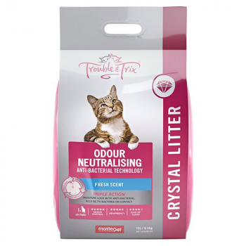 TROUBLE & TRIX Cat Kitty Litter Odour Neutral Crystal 7lt