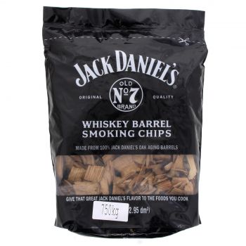 Jack Daniels Tennessee Whiskey Barrel Chips 750g Barbecue Smoking Cooking