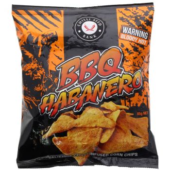 Habanero BBQ Corn Chips Habanero Chilli Strong Heat Snack Chilli Seed Bank