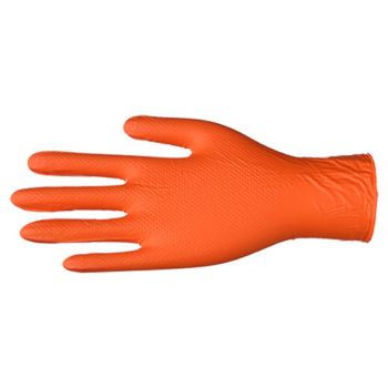 Portwest Orange Hd Disposable Gloves Medium - Box of 100