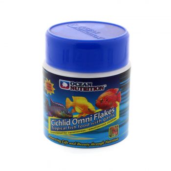 Cichlid Omni Flakes 34g Ocean Nutrition Premium Aquarium Fish Food