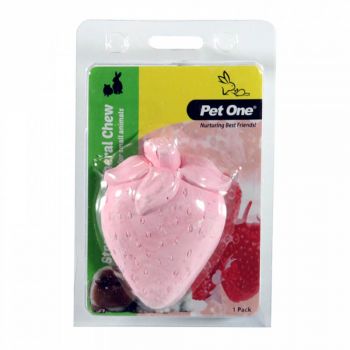 Small Animal Mineral Chew Strawberry Kongs