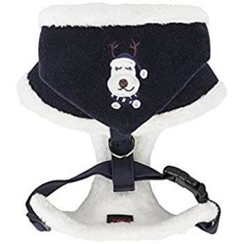 PUPPIA Navy Rudolph Harness - Small