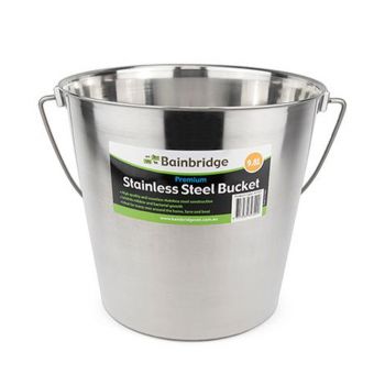 Bucket Stainless Steel 10Lt Bainbridge