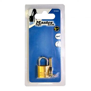 Master Lock Padlock Brass Essential Value 30mm Lock Security Protection