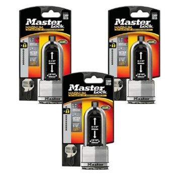 Master Lock Padlock Magnum Laminated 45mm 51mm 3 Pack Lock Security Protection