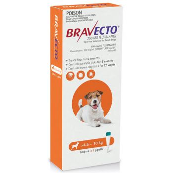 Bravecto Dog Spot On Flea Treatment 4.5 - 10kg