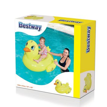 Inflatable Yellow Duck Pool Ride On