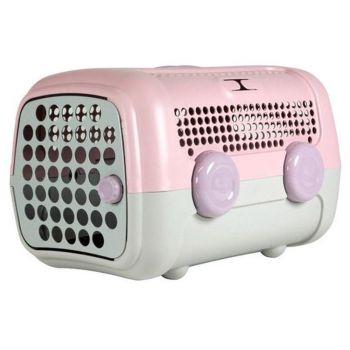 A.U.T.O. Pet Carrier Pink/Taupe