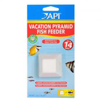 API Vacation Pyramid Fish Feeder Up To 14 Day Fish Holiday Food Backup Nutrients