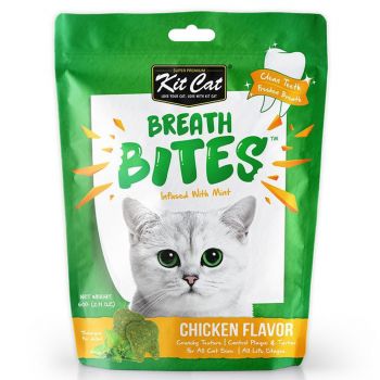 Cat Treat Kit Cat Breath Bites Chicken 60G