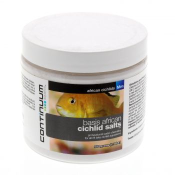 African Cichkid Salts Continuum 500g Increases Hardness Trace Minerals Aquarium