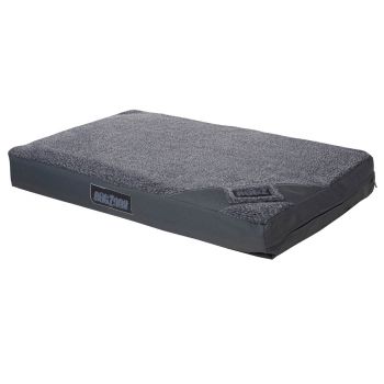 ROGZ Utility Flat Dog Bed Pod Charcoal - Large