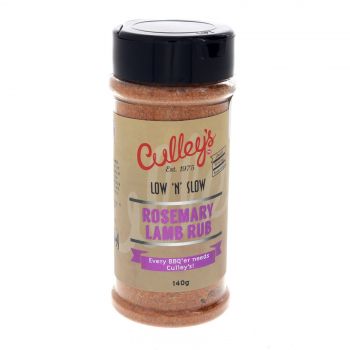 Rosemary Lamb Rub 140g Culleys Cooking Flavoured Seasoning Barbeque BBQ