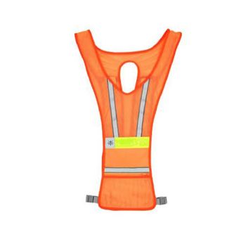 Led Safety Vest - Orange Safeglow Standard