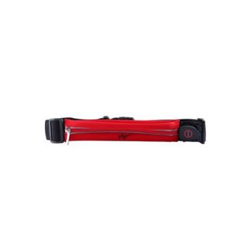 Led Fitness Belt - Red Safeglow Small