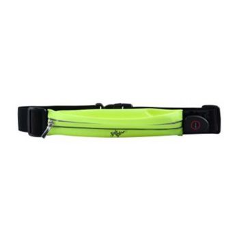 Led Fitness Belt - Light Green Safeglow Medium