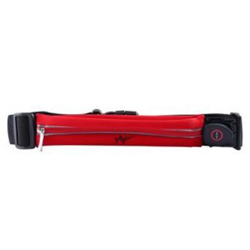 Led Fitness Belt - Red Safeglow Large