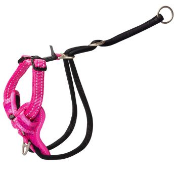 ROGZ Control Stop Pull Harness Pink - Large