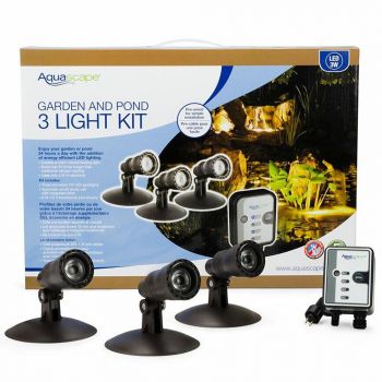 Light Kit 12V 3 X 1 Watt Bullet W/Transformer