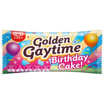 STREETS Golden Gaytime Birthday Cake