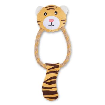 Dog Toy Dual Material Tiger Med Beco