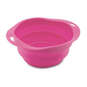 Beco Pet Water Travel Bowl Pink Medium