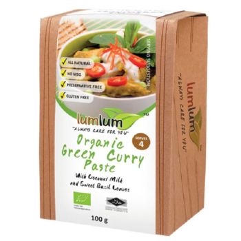 Lum Lum Organic Green Curry Paste 100G 