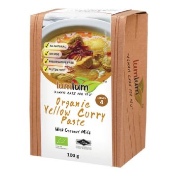 Lum Lum Organic Yellow Curry Paste 100G 