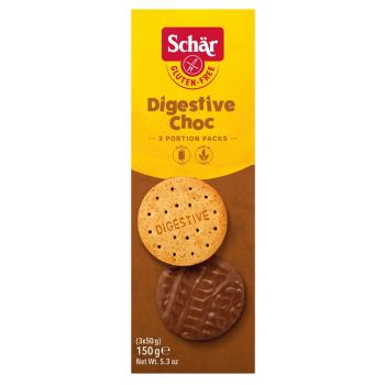 Schar Digestive Choc Biscuits 150G