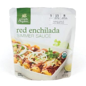 Simply Organic Red Enchilada Simmer Sauce 227G 