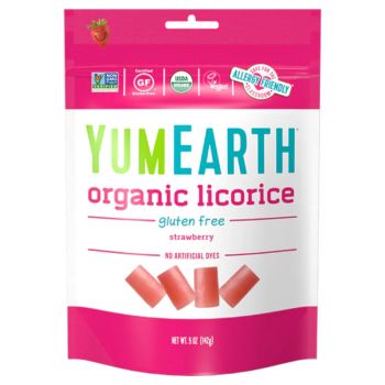Yum Earth Organic Licorice Strawberry 142G