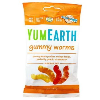 Yum Earth Gummy Worms 71G