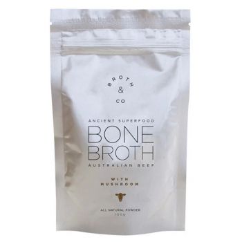 Broth & Co Beef Bone Broth Powder W/ Mushroom 100G