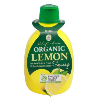 Chef'S Choice Organic Lemon Juice 125Ml