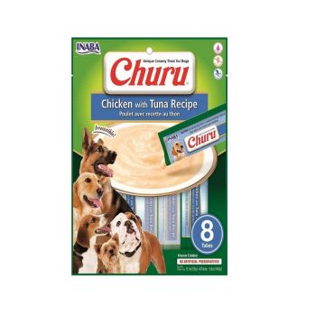 Dog Treat Churu Chicken Wrap W/Tuna 96G