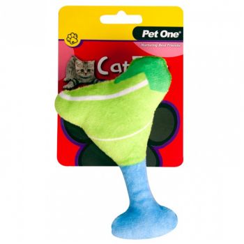 Pet One Cat Toy Plush Meowjito Green 13.5cm