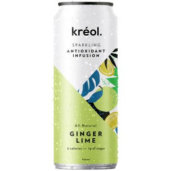 KRÉOL Sparkling Ginger Lime Drink 330ml