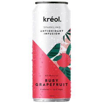 KRÉOL Sparkling Ruby Grapefruit Drink 330ml