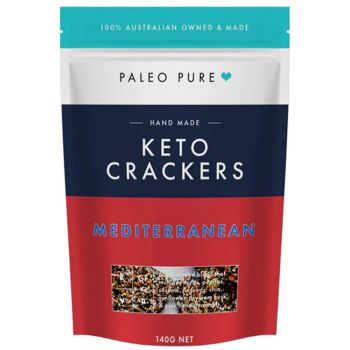 Paleo Pure Keto Crackers Mediterranean 140G