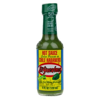 Green Habanero Hot Chilli Sauce El Yucateco 120Ml