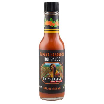 Papaya Habanero Hot Sauce La Meridana 150ml