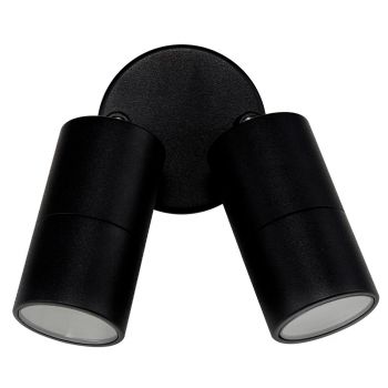 Havit Lighting - Tivah Double Pillar Light Black Tri-Colour Pillar Light - GU10