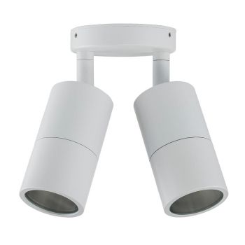 Havit Lighting - Tivah Double Pillar Light White Tri-Colour Pillar Light - GU10