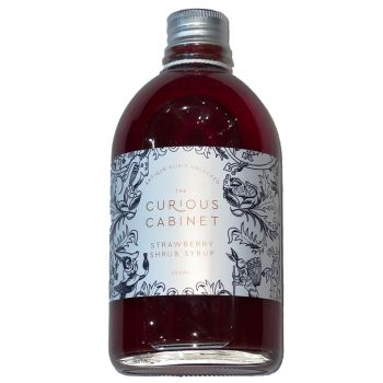 The Curious Cabinet Strawberry Shrub Syrup 250ml