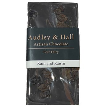 AUDLEY & HALL Rum & Raisin Chocolate 100g
