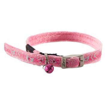ROGZ Sparklecat Pin Buckle Collar Pink