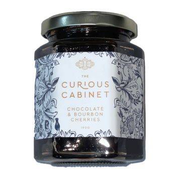 The Curious Cabinet Chocolate and Bourbon Cherries 190g