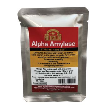 Pure Distilling Alpha Amylase 15g