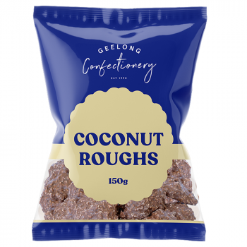 GEELONG CONFECTIONERY Coconut Rough 150g